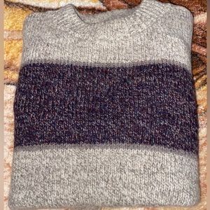 VINTAGE UNISEX KNIT ALPS SWEATER SIZE:M